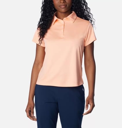 Columbia Columbia Kadın Polo Yaka Kısa Kollu Pamuklu Günlük Pembe Polo Yaka T-Shirt 2070251-807