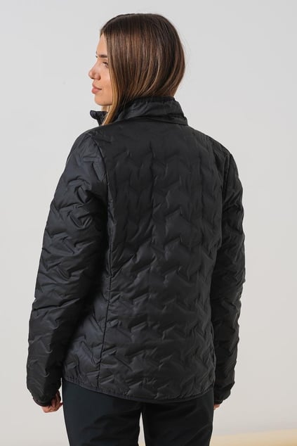 Columbia Columbia Kadın Termal Isı Yansıtıcılı Regular Fit Dik Yaka Siyah Mont 2088271-010
