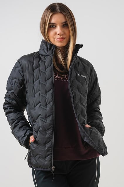 Columbia Columbia Kadın Termal Isı Yansıtıcılı Regular Fit Dik Yaka Siyah Mont 2088271-010