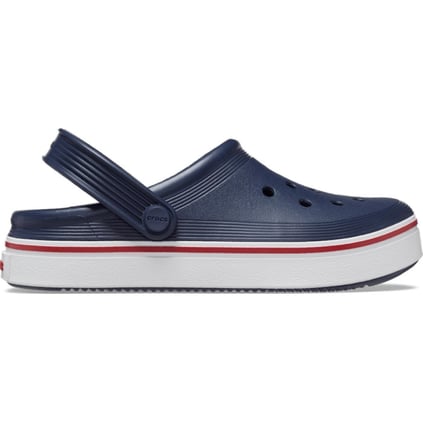 Crocs Crocs Çocuk Logolu Yazlık Orijinal Kaydımaz Günlük Kullanım Lacivert Terlik 208477-4CC