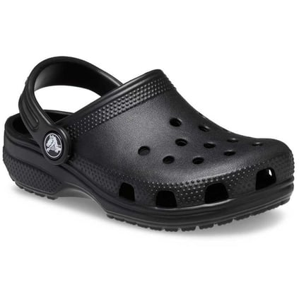 Crocs Crocs Çocuk Marka Logolu Rahat Günlük Kullanım Siyah Terlik 206991-001