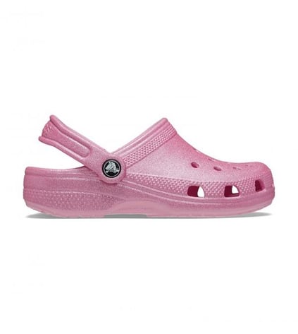 Crocs Crocs Çocuk Marka Logolu Rahat Günlük Kullanım Pembe Terlik 206993-6XE