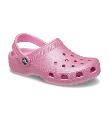 Crocs Crocs Çocuk Marka Logolu Rahat Günlük Kullanım Pembe Terlik 206993-6XE