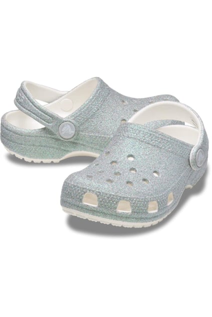 Crocs Crocs Çocuk Marka Logolu Rahat Günlük Kullanım Beyaz Terlik 210986-100