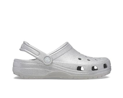 Crocs Crocs Kadın Marka Logolu Rahat Günlük Kullanım Gümüş Terlik 205942-0IC