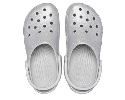 Crocs Crocs Kadın Marka Logolu Rahat Günlük Kullanım Gümüş Terlik 205942-0IC