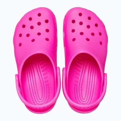 Crocs Crocs Unısex Marka Logolu Rahat Günlük Kullanım Pembe Terlik 10001-6TW