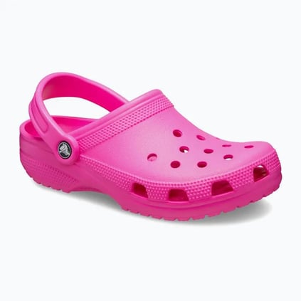 Crocs Crocs Unısex Marka Logolu Rahat Günlük Kullanım Pembe Terlik 10001-6TW