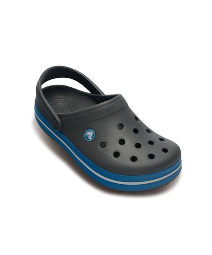 Crocs Crocs UNISEX Renkli Logo Detaylı Günlük Lacivert-Gri Terlik 11016-07W