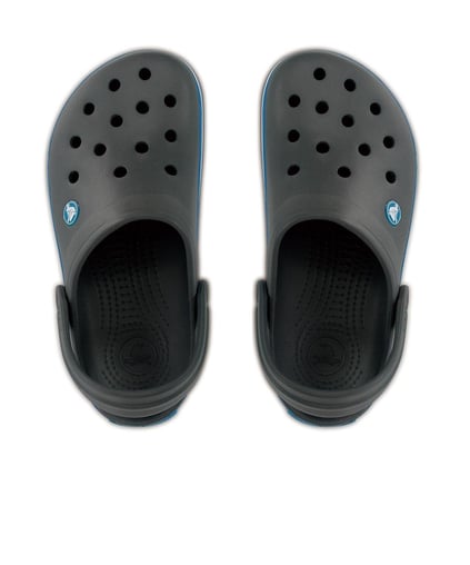 Crocs Crocs UNISEX Renkli Logo Detaylı Günlük Lacivert-Gri Terlik 11016-07W