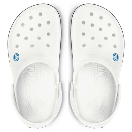Crocs Crocs UNISEX Renkli Logo Detaylı Günlük Beyaz Terlik 11016-100