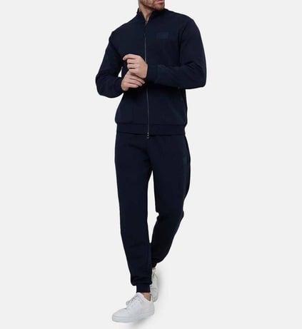 Ea7 Ea7 Erkek Beli ve Paçası Lastikli Regular Fit Pamuklu Lacivert Eşofman Altı 7M000097 AF12116-UB102