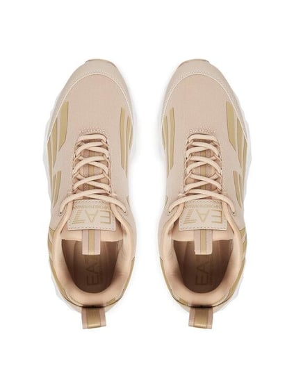 EA7 Ea7 Erkek Hafif Yüksek Taban Kartal Logolu Bej Sneaker X8X217 XK433-M1136