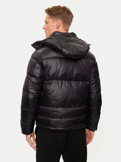 Ea7 Ea7 Erkek Kapitoneli Regular Fit Kapüşonlu Şişme Siyah Ceket 6DPB71 PN2MZ-1200
