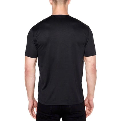 Ea7 Ea7 Erkek Marka Logo Detaylı Baskılı Regular Fit Kısa Kollu Siyah T-Shirt 6DPT71 PJUJZ-1200