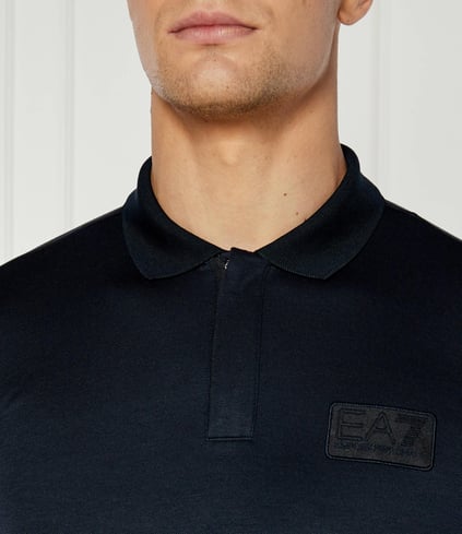 Ea7 Ea7 Erkek Marka Logolu Polo Yakalı Lacivert Polo Yaka T-Shirt 6DPF79 PJUJZ-1562