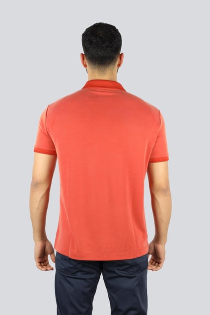Ea7 Ea7 Erkek Polo Yaka Kol Uçları Farklı Renkli Pamuklu Kısa Kollu Kahverengi T-Shirt 7M000090 AF13862-U3012