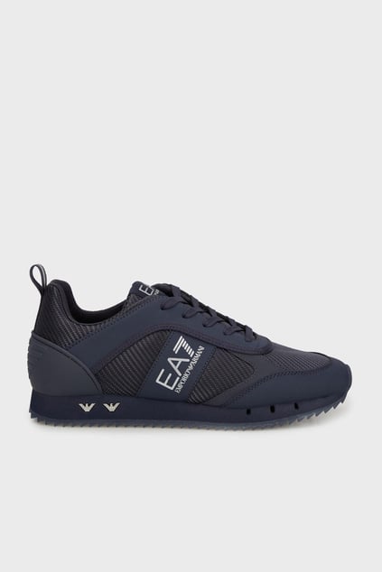 EA7 Ea7 Erkek Rahat Taban Nefes Alabilen File Detaylı Kartal Motifli Lacivert Sneaker 7X000337 AF18613-MZ187