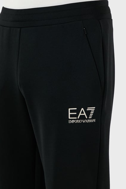 Ea7 Ea7 Erkek Regular Fit Cepli Lastikli Paça Pamuklu Siyah Spor Eşofman Altı 7M000306 AF13740-UC001