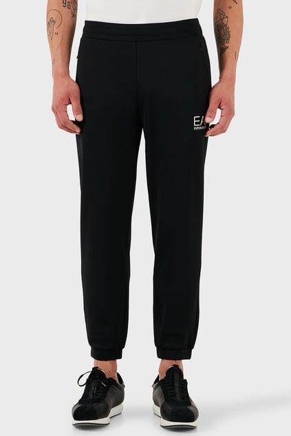 Ea7 Ea7 Erkek Regular Fit Cepli Lastikli Paça Pamuklu Siyah Spor Eşofman Altı 7M000306 AF13740-UC001