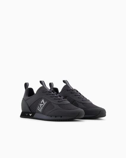 Ea7 Ea7 Unısex Fileli Şerit Logolu Bağıcıklı Gri1 Sneaker X8X027 XK050-D186