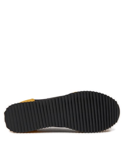 Ea7 Ea7 UNISEX Fileli Şerit Logolu Bağıcıklı Siyah-Turuncu1 Sneaker X8X027 XK050-T854