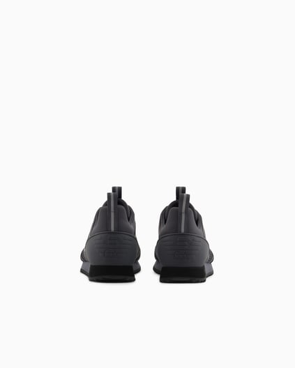 Ea7 Ea7 Unısex Fileli Şerit Logolu Bağıcıklı Gri1 Sneaker X8X027 XK050-D186