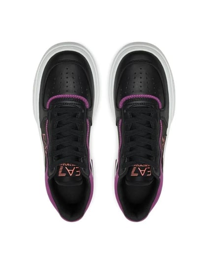 Ea7 Ea7 Unısex Günlük kullanım Düz ve Kısa Topuklu Çok Renkli Sneaker X8X173 XK374-U024