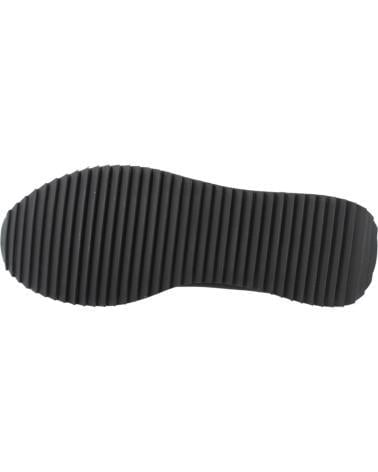EA7 Ea7 Unısex Kalın Rahat Taban Logo Desenli Süet Detaylı Siyah-Kırmızı Sneaker 7X000541 AF18609-MZ330