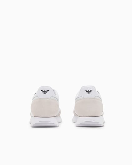 Ea7 Ea7 Unısex Marka Logolu Rahat Taban Bağıcıklı Beyaz-Siyah Sneaker X8X101 XK257-U426