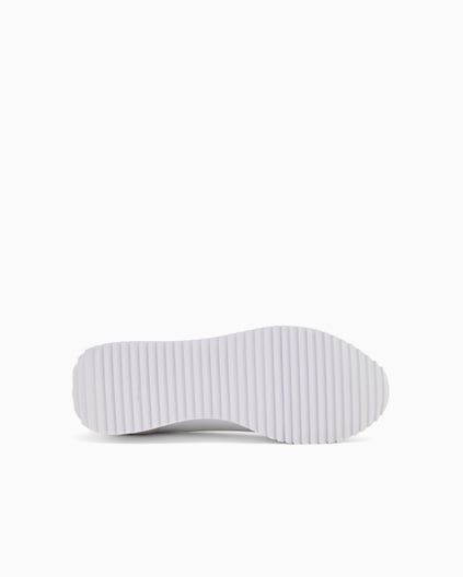 Ea7 Ea7 Unısex Marka Logolu Rahat Taban Bağıcıklı Beyaz-Siyah Sneaker X8X101 XK257-U426