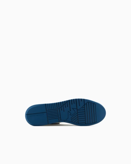 EMPORIO ARMANI Emporıo Armani Erkek Bağlamalı Orta Kalın Taban Deri Beyaz Sneaker EM003663 AF18212-FB060