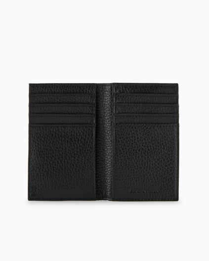 EMPORIO ARMANI Emporıo Armani Erkek Deri Kapamasız İç Bölmeli Siyah Kartlık Y4R564 Y068E-80001