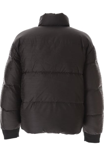 Emporio Armani Emporıo Armani Erkek Dokuma Kumaş Dik Yaka Fermuarlı Siyah Mont 6R1B65 1NVSZ-F091