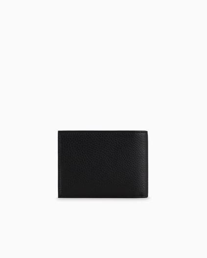 EMPORIO ARMANI Emporıo Armani Erkek Kapamasız Bölmeli Deri Siyah Cüzdan Y4R166 Y068E-80001