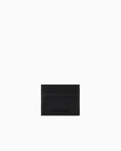 EMPORIO ARMANI Emporıo Armani Erkek Logolu İç Bölmeli Siyah Kartlık Y4R173 Y068E-80001