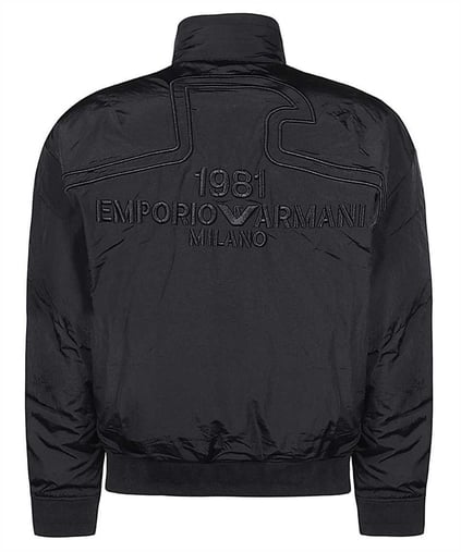Emporio Armani Emporıo Armani Erkek Logolu Fermuar Kapamalı Cepli Kışlık Lacivert Mont 6R1B75 1NFEZ-0920