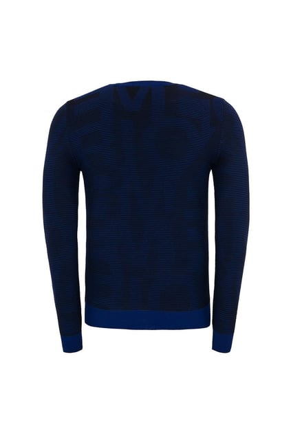 Emporio Armani Emporıo Armani Erkek Logolu Desenli Uzun Kollu Günlük Kullanım Siyah Sweatshirt 6Z1MYF 1M3AZ-006
