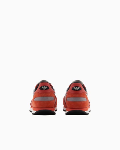 EMPORIO ARMANI Emporıo Armani Erkek Logolu Normal Kalıp Bağcıklı Günlük Çok Renkli Sneaker X4X537 XN730-U550