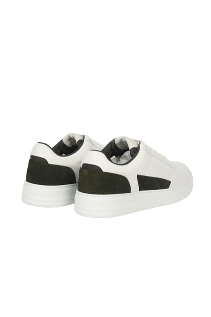 Emporio Armani Emporıo Armani Erkek Marka Logolu Bağcıklı Kaydırmaz Tabanlı Günlük Beyaz Sneaker X4X645 XN958-T439