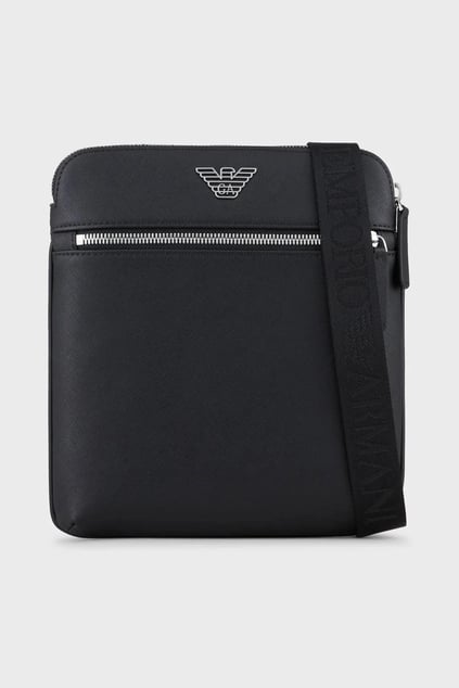 Emporio Armani Emporıo Armani Erkek Marka Logolu Rahat Siyah Omuz Çantası Y4M185 Y138E-81072