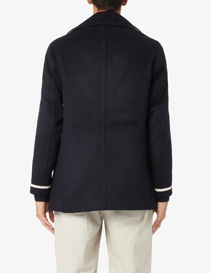 Emporio Armani Emporıo Armani Erkek Marka Logolu Uzun Kollu Rahat Lacivert Kaban 6R1B91 1NMYZ-0920