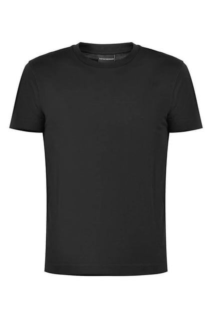 Emporio Armani Emporıo Armani Erkek Marka Logolu Rahat Siyah T-Shirt 8N1T83 1J2VZ-0999
