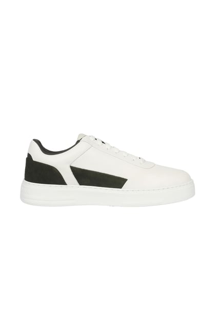 Emporio Armani Emporıo Armani Erkek Marka Logolu Bağcıklı Kaydırmaz Tabanlı Günlük Beyaz Sneaker X4X645 XN958-T439