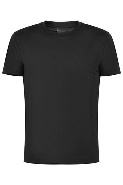 Emporio Armani Emporıo Armani Erkek Marka Logolu Rahat Siyah T-Shirt 8N1T83 1J2VZ-0999