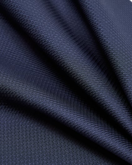 EMPORIO ARMANI Emporıo Armani Erkek Mikro Dokulu %100 Saf İpek Lacivert Mendil EM001350 TE16534-FB172