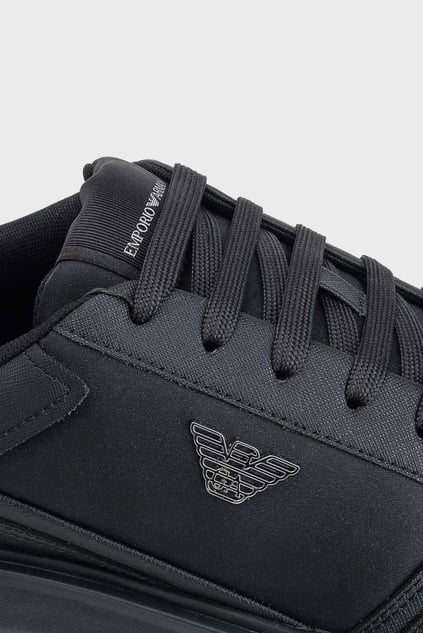 Emporio Armani Emporıo Armani Erkek Rahat Taban Armani Kartal Logolu Lacivert Sneaker EM003666 AF19532-MB007