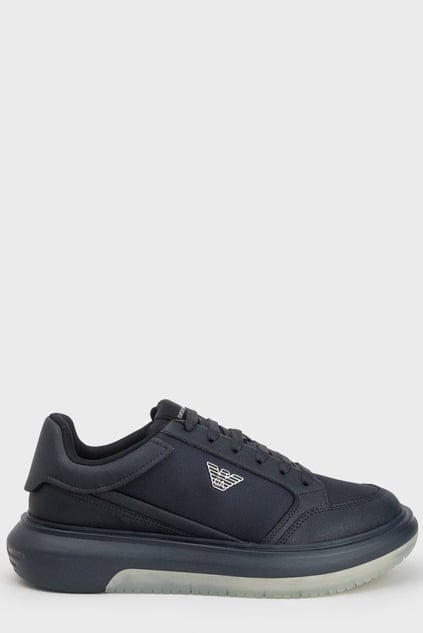Emporio Armani Emporıo Armani Erkek Rahat Taban Armani Kartal Logolu Lacivert Sneaker EM003666 AF19532-MB007