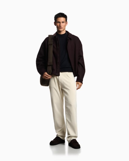 EMPORIO ARMANI Emporıo Armani Erkek Regular Fit Yuvarlak Yakalı Kartal Logolu Uzun Kollu Lacivert Kazak EM002423 AF14199-FB070