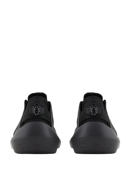 EMPORIO ARMANI Emporıo Armani Erkek Yüksek Rahat Taban Nefes Alabilen Fileli Siyah Sneaker EM001675 AF14764-ZC004